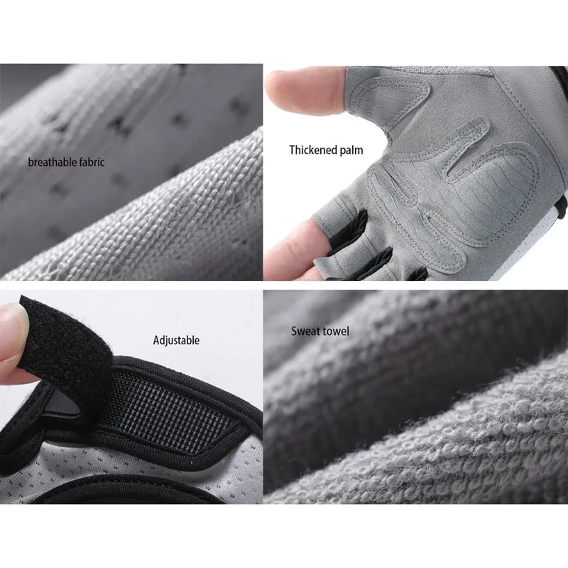 Workout Glove Gym - قفازات تدريب بدون أصابع للنساء، خفيفة