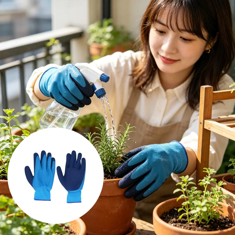 Gardening Glove Waterproof - قفازات عمل للحدائق مقاومة للماء ومضادة