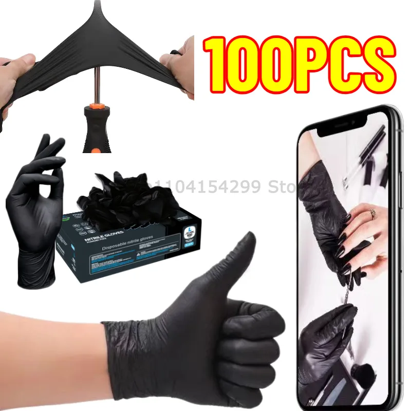 Nitrile Mechanic Glove - قفازات النتريل المقاومة للماء للاستخدام مرة