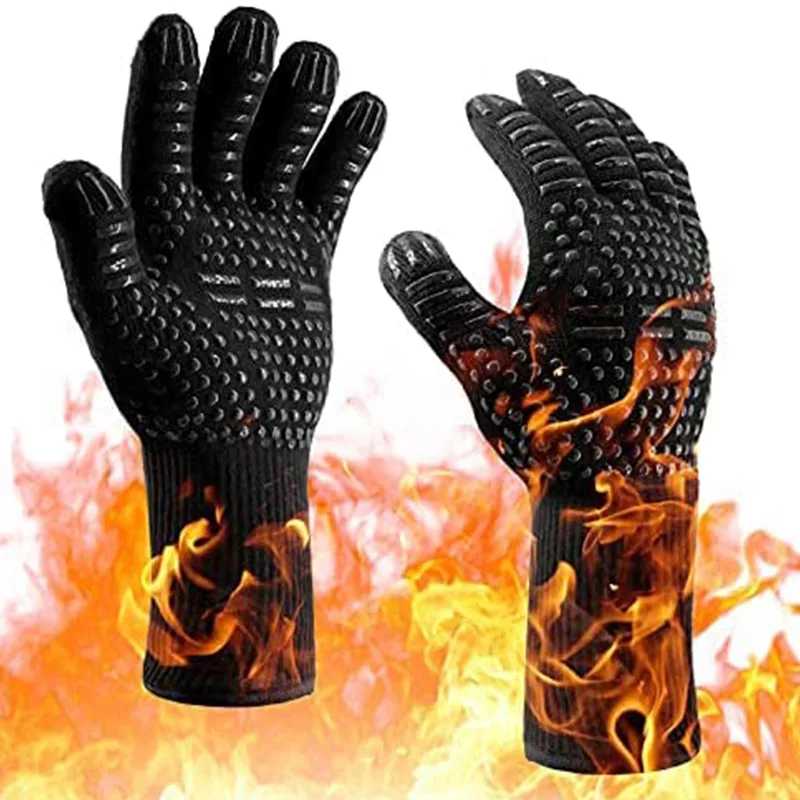 Heat Resistant Glove - زوج واحد من قفازات الفرن، قفازات