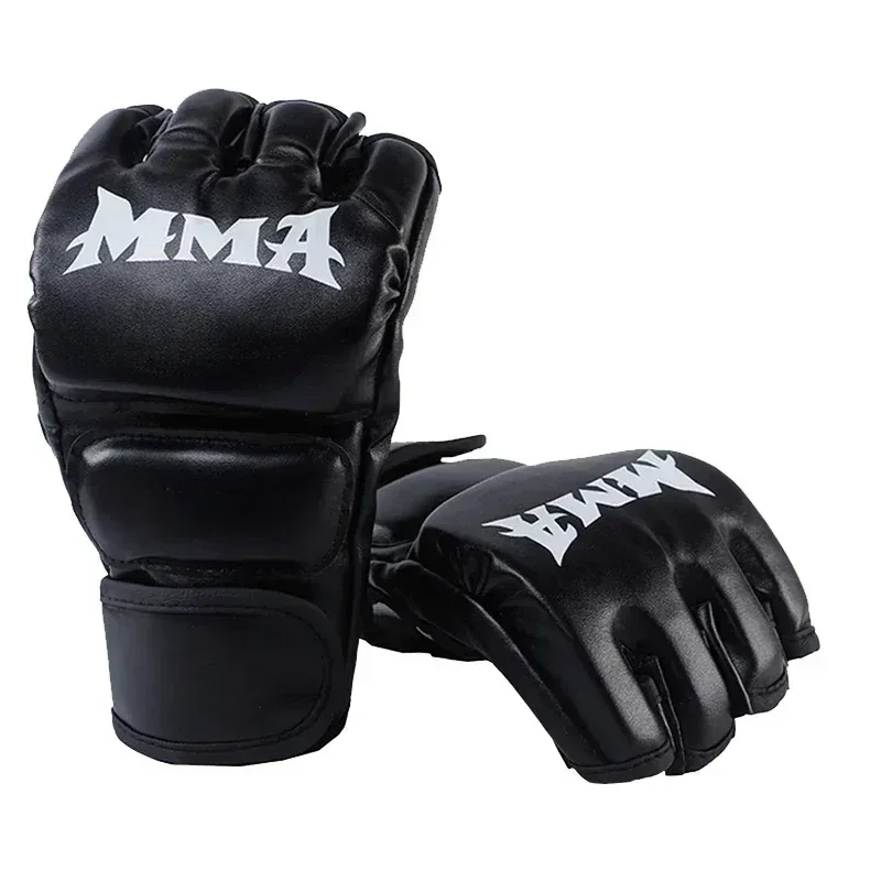 Motorcycle Glove Knuckle - قفازات تدريب الملاكمة الاحترافية نصف الأصابع