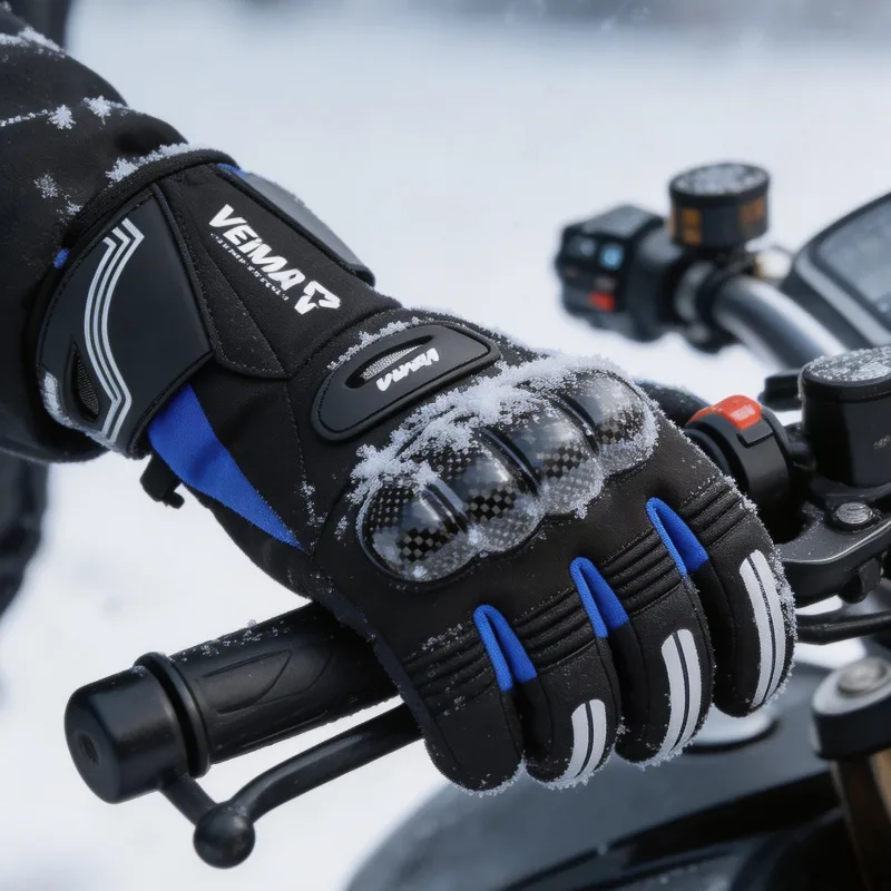 Ski Glove Waterproof - قفازات دراجات نارية شتوية مقاومة للماء
