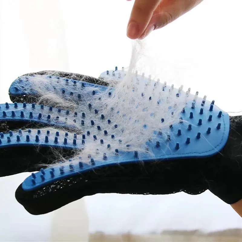 Rubber Glove Cleaning - قفاز الحيوانات الأليفة القط الاستمالة قفاز