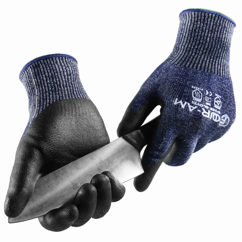 Nitrile Mechanic Glove - 1/3 زوج، قفازات مقاومة للقطع من