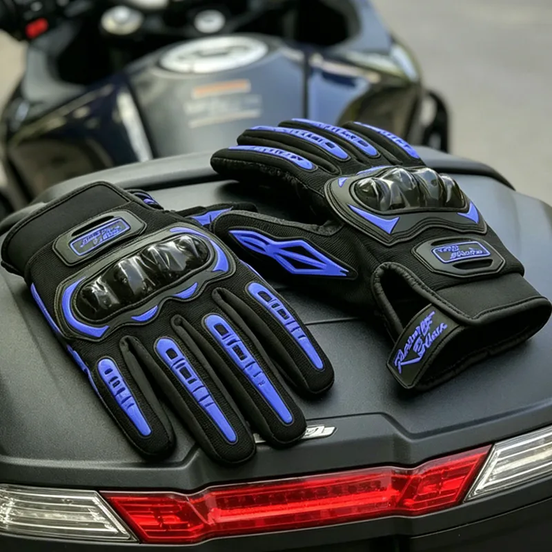 Motorcycle Glove Knuckle - قفازات رجالية للدراجات النارية مقاومة للماء