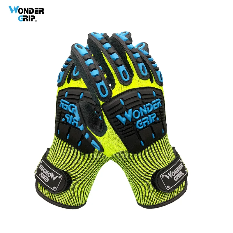 Work Glove Impact - قفازات عمل آمنة بمقبض عجيب ،