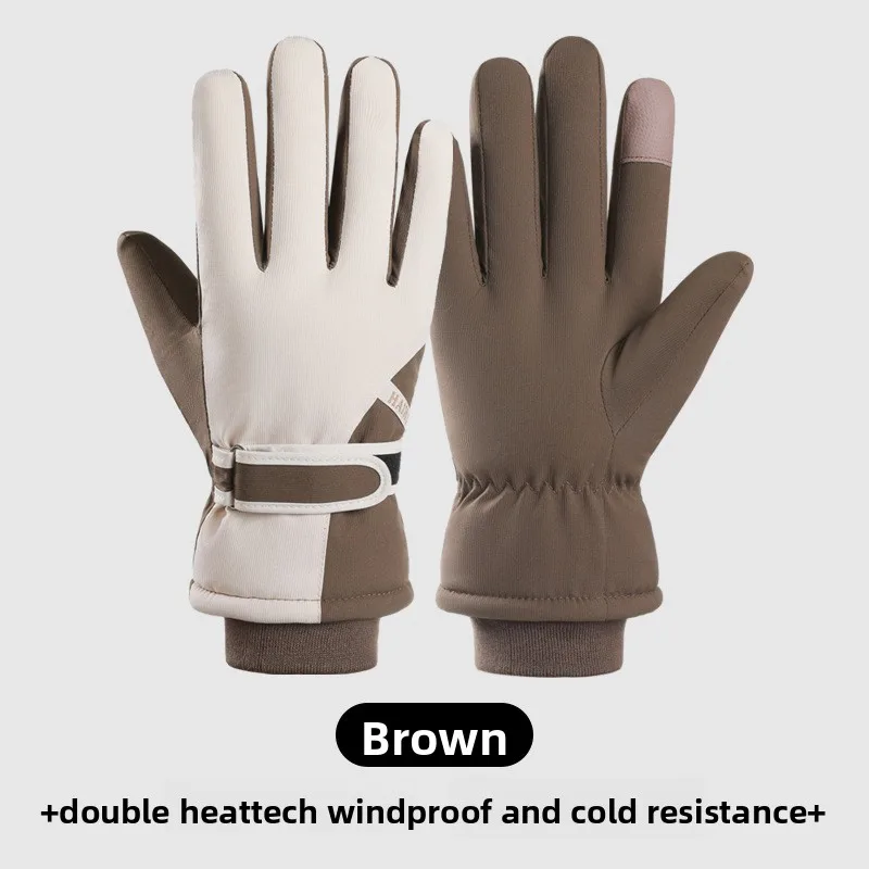 Winter Glove Insulated - قفازات مرنة معزولة مقاومة للبرد، سميكة