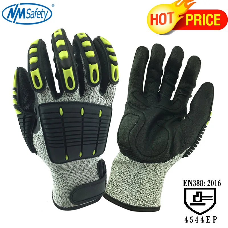 Work Glove Impact - NMSafety مكافحة الاهتزاز قفاز أمان للعمل