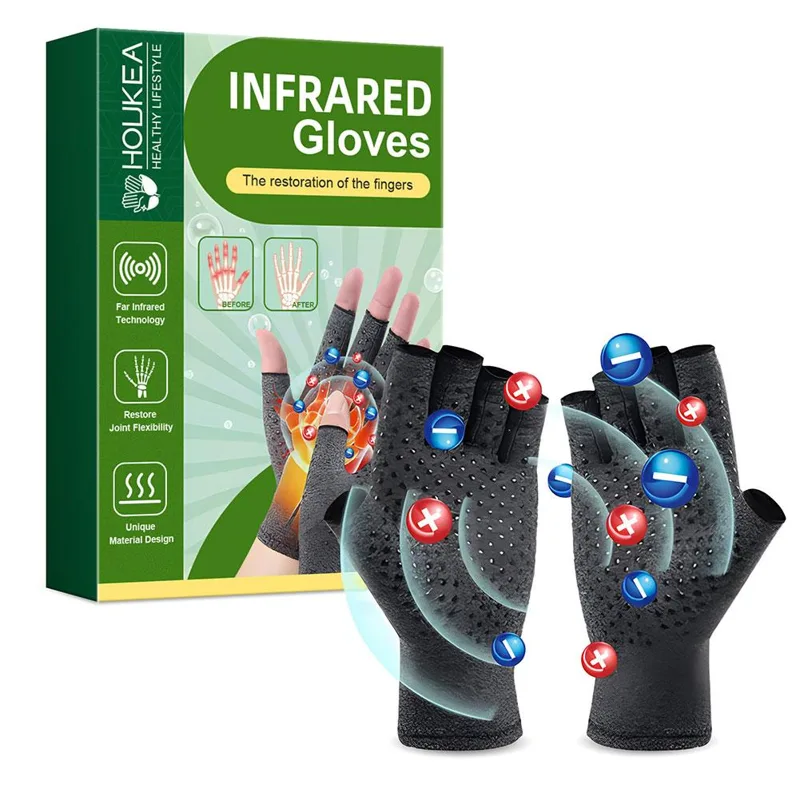 Motorcycle Glove Knuckle - قفازات ضاغطة لتخفيف آلام التهاب المفاصل،