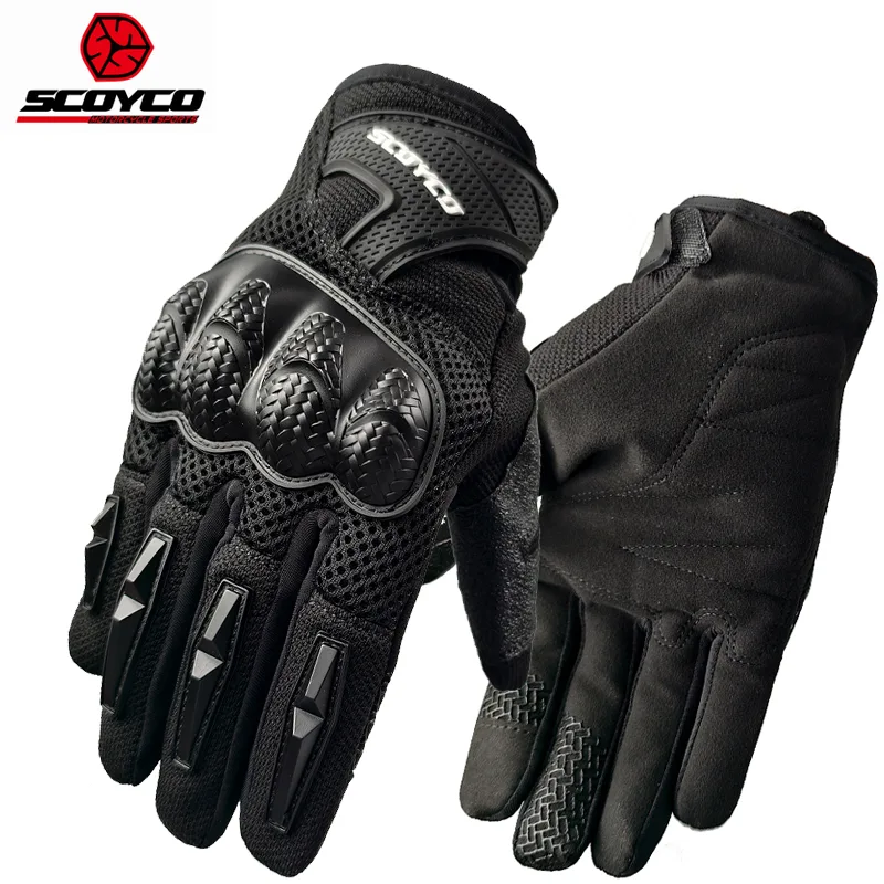 Motorcycle Glove Knuckle - Scoyco قفازات ركوب الدراجات النارية شاشة