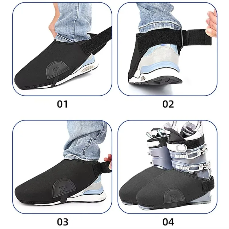 Winter Glove Insulated - أغطية أحذية التزلج المضادة للانزلاق والمقاومة