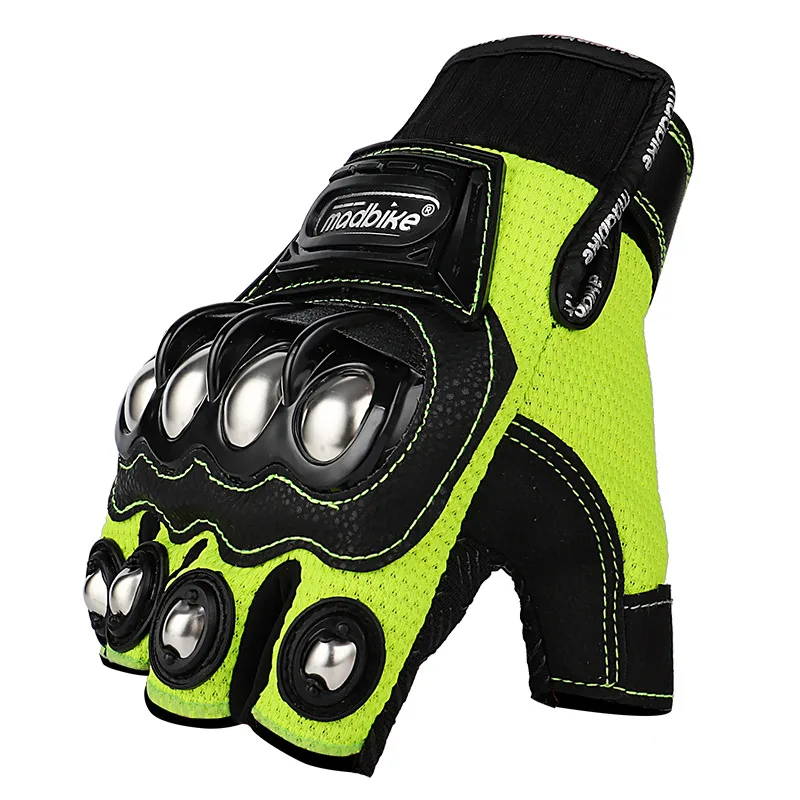 Motorcycle Glove Knuckle - قفازات بنصف أصابع تكتيكية للدراجات النارية