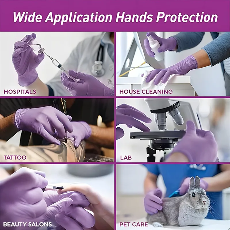 Exam Glove Nitrile - 2026 أداة جديدة 100 قطعة قفازات