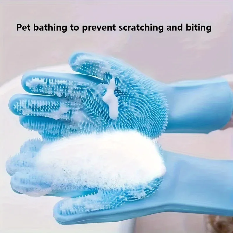 Rubber Glove Cleaning - قفازات تنظيف متعددة الوظائف من السيليكون