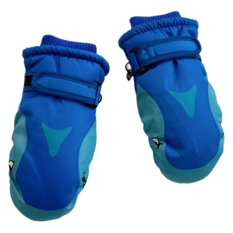 Ski Glove Waterproof - قفازات تزلج للأطفال بتصميم كرتوني دافئ