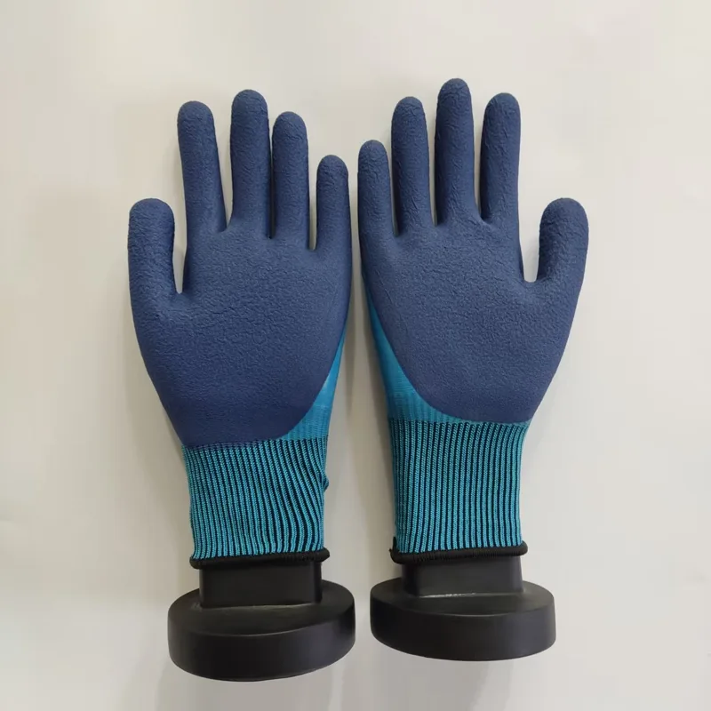 Gardening Glove Waterproof - 1 زوج قفازات العمل اللاتكس المغلفة