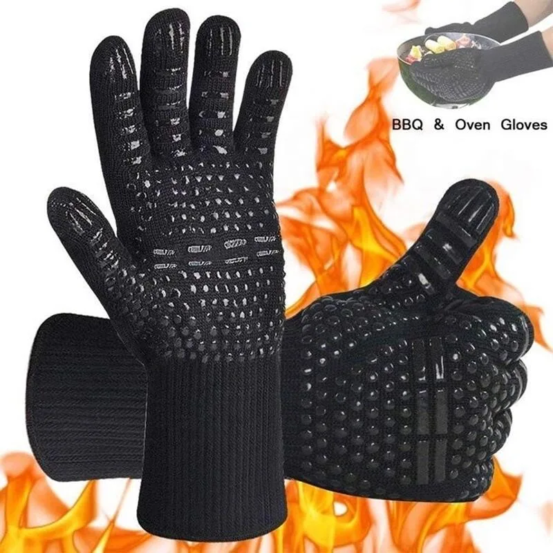 Oven Mitt Silicone - قفازات واقية من السيليكون مقاومة للحرارة