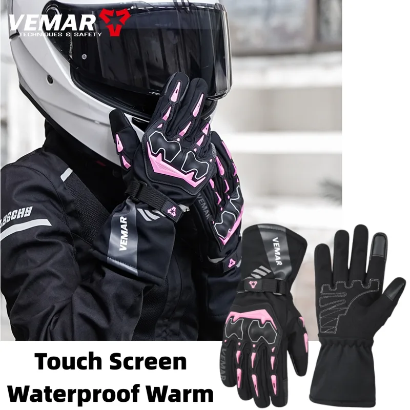 Winter Glove Insulated - VE-01 مقاوم للماء الشتاء دراجة نارية