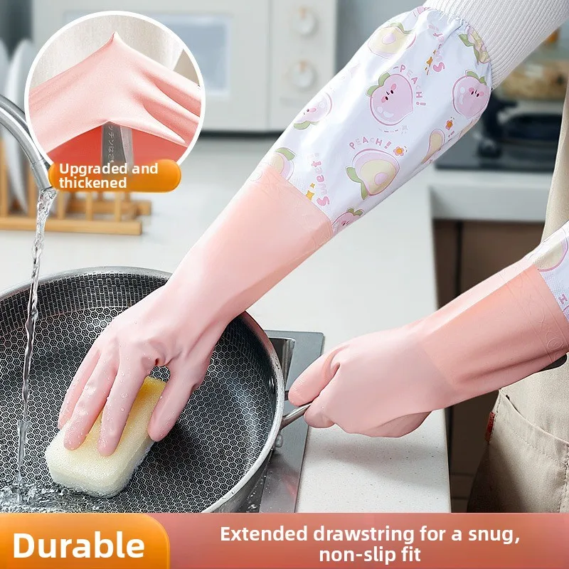 Dish Glove Rubber - قفازات شتوية دافئة مقاومة للماء لغسل
