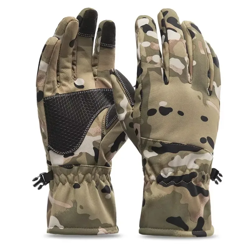 Ski Glove Waterproof - قفازات صيد تكتيكية للأنشطة الخارجية بنمط