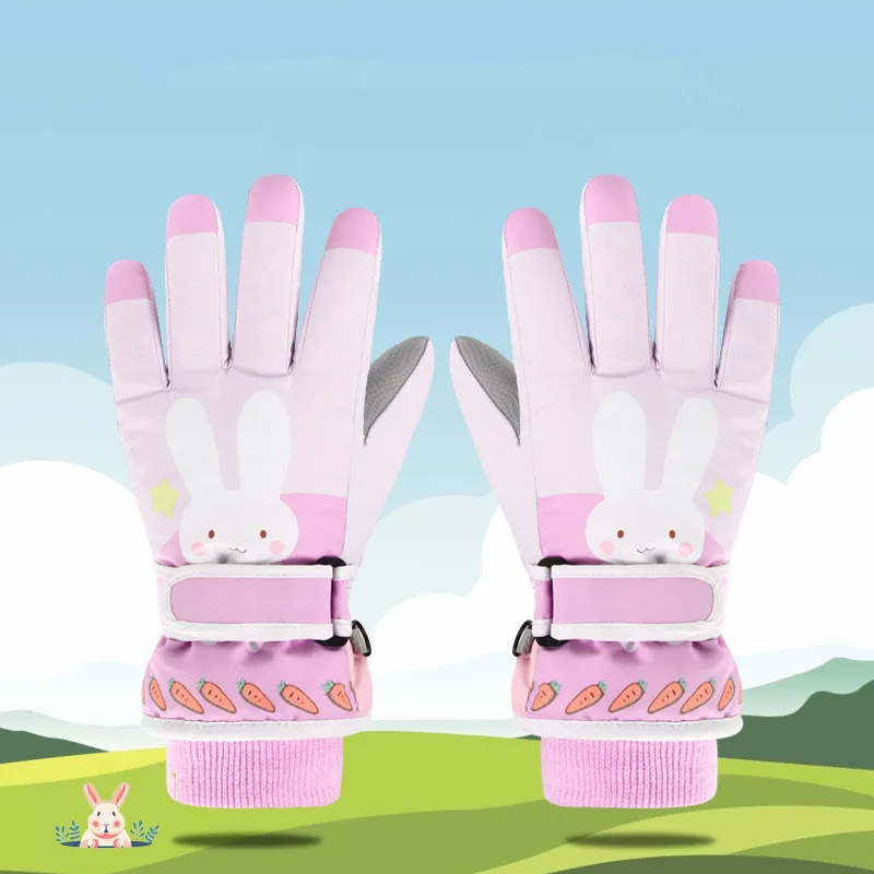 Winter Glove Insulated - قفازات التزلج على الجليد الشتوية للأطفال،
