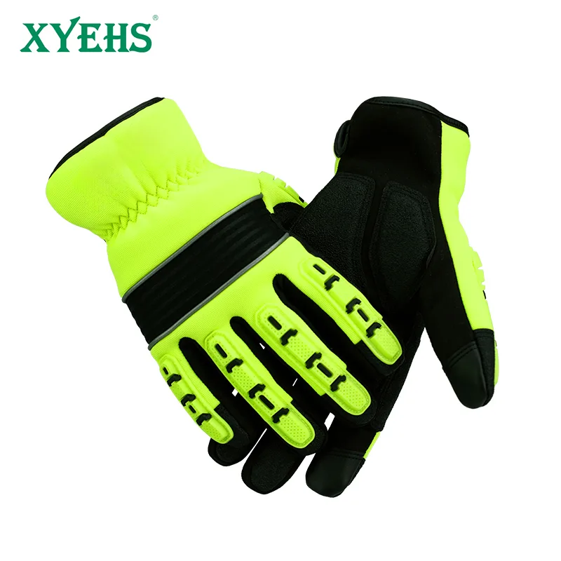 Work Glove Impact - قفازات أمان مقاومة للصدمات بسمك 5
