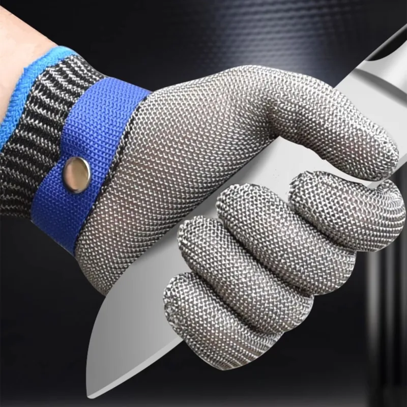 Cut Resistant Glove - مكافحة قطع شبكة قفاز معدني سلامة
