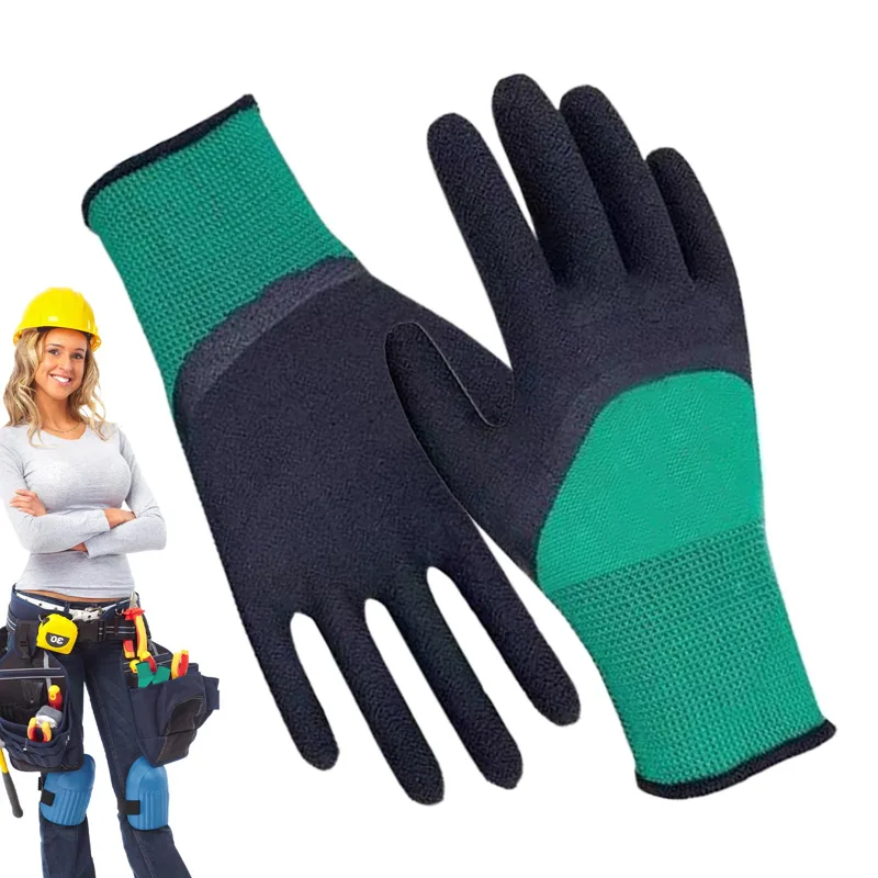 Gardening Glove Waterproof - زوج واحد من قفازات الحدائق النسائية،