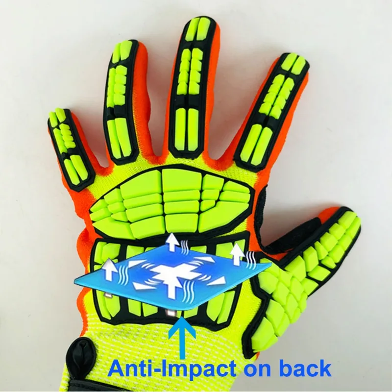 Work Glove Impact - NMSafety قطع مقاومة مستوى 5 سلامة
