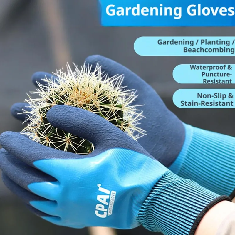 Gardening Glove Waterproof - قفازات حدائق مقاومة للطعن ومضادة للماء