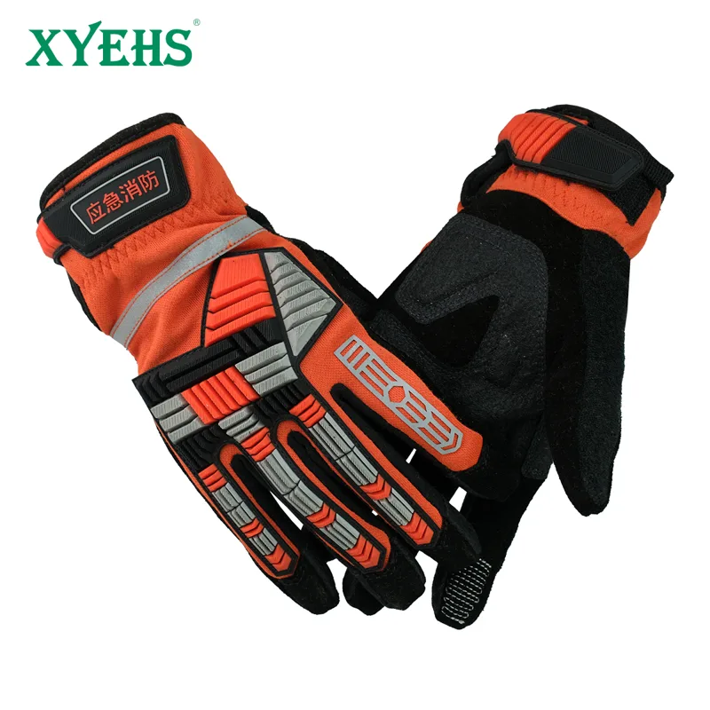 Work Glove Impact - XYEHS زوج واحد من قفازات الإنقاذ