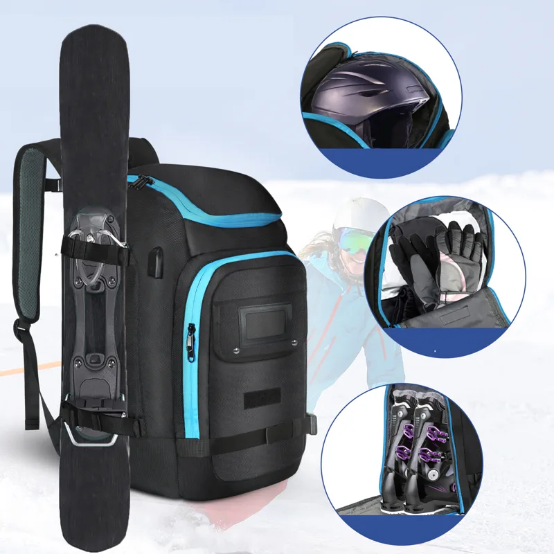 Ski Glove Waterproof - حقيبة ظهر كبيرة السعة لأحذية التزلج