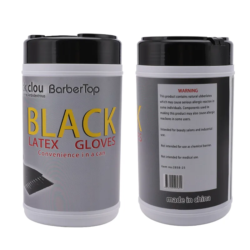 Latex Disposable Glove - قفازات لتصفيف الشعر من اللاتكس للاستعمال