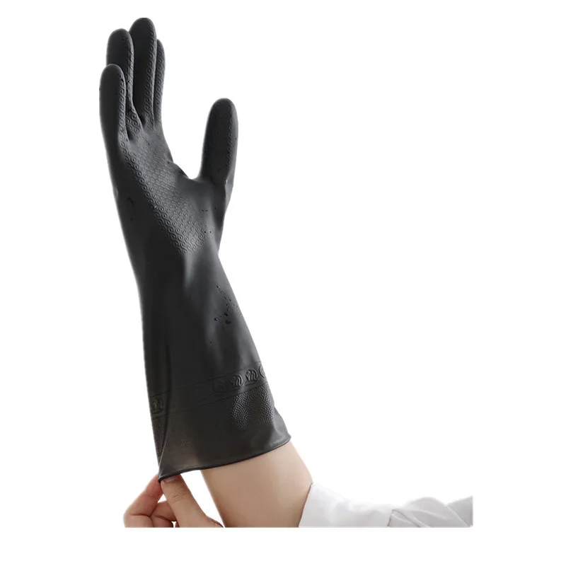 1 زوج قفازات سوداء المنزل غسل  - مراجعة Dish Glove Rubber وسعره