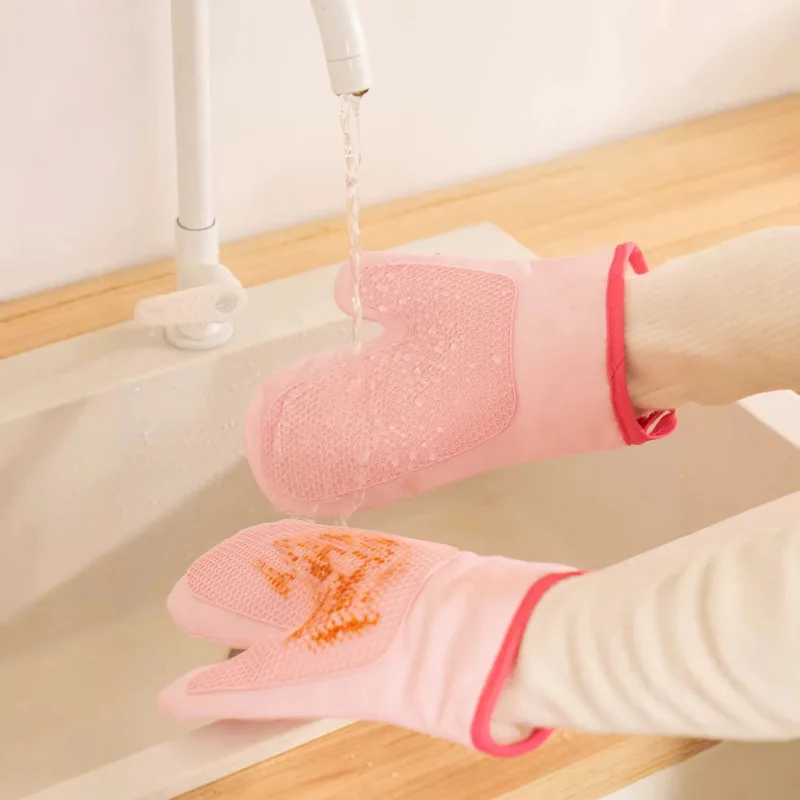 قفازات سيليكون هيلو كيتي كوروم - مراجعة Heat Resistant Glove وسعره
