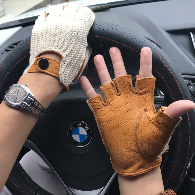 2025 جديد الرجال قفازات جلدية  - مراجعة Leather Driving Glove وسعره