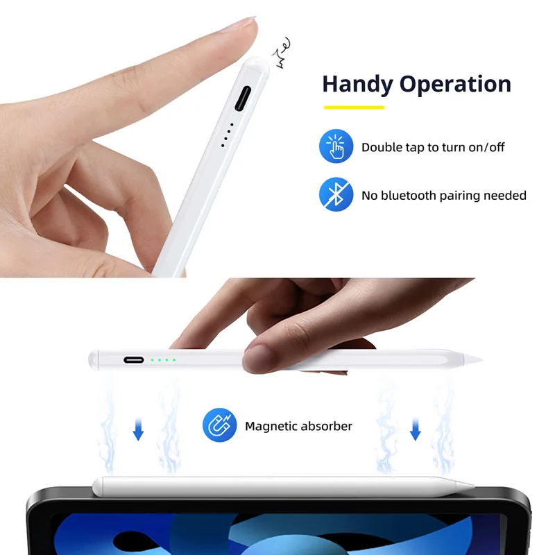 قلم ستايلس قابل لإعادة الشحن ل - مراجعة Touchscreen Glove Capacitive وسعره