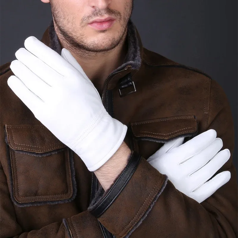 قفازات شتوية من الجلد الطبيعي  - مراجعة Leather Driving Glove وسعره