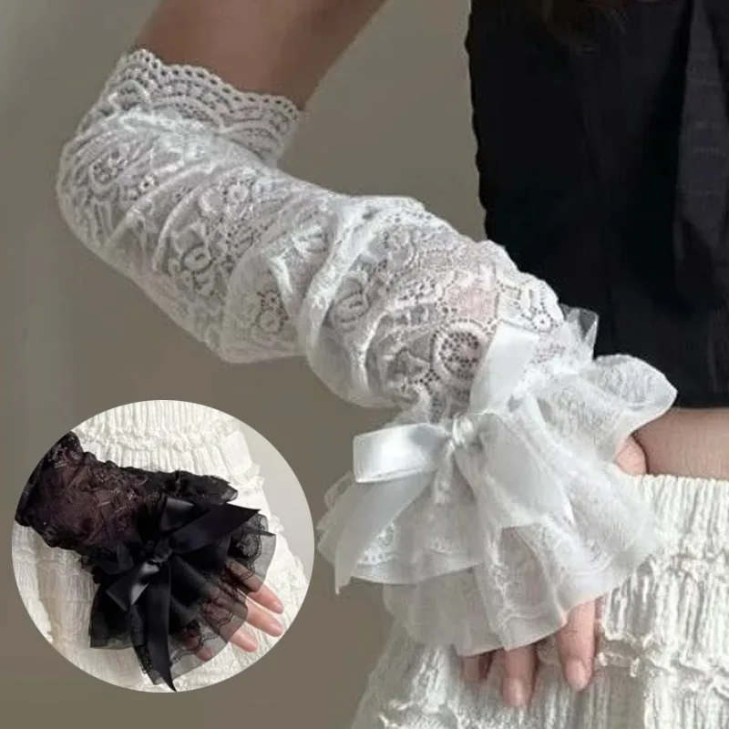 قفازات طويلة الأكمام من الدانت - مراجعة Fingerless Glove Knit وسعره