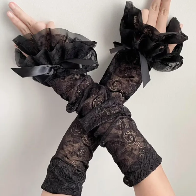 قفازات طويلة الأكمام من الدانت - مراجعة Fingerless Glove Knit وسعره