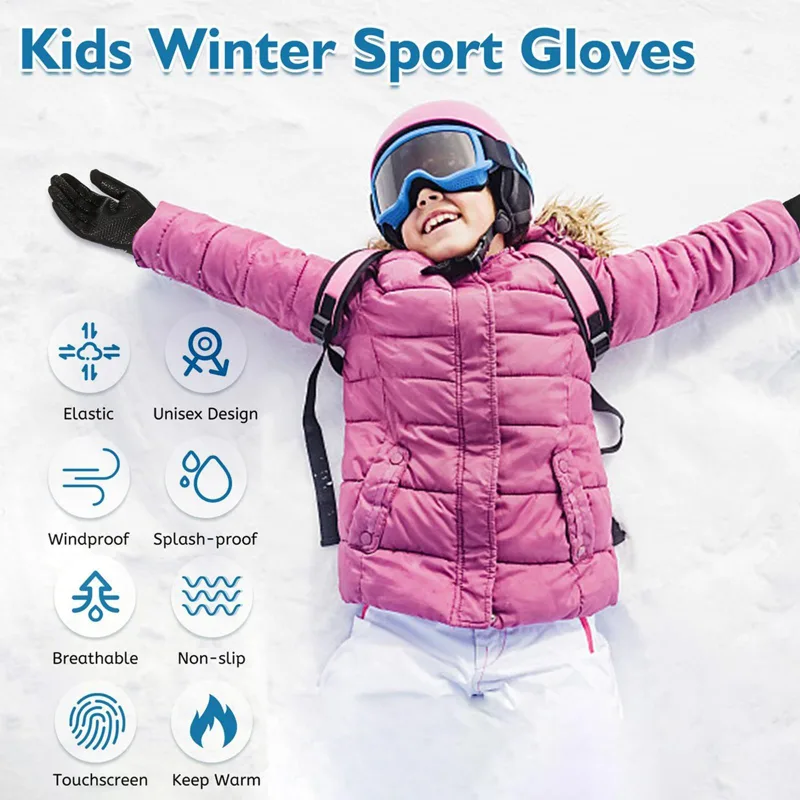 قفازات الشتاء للأطفال قفازات م - مراجعة Winter Glove Insulated وسعره