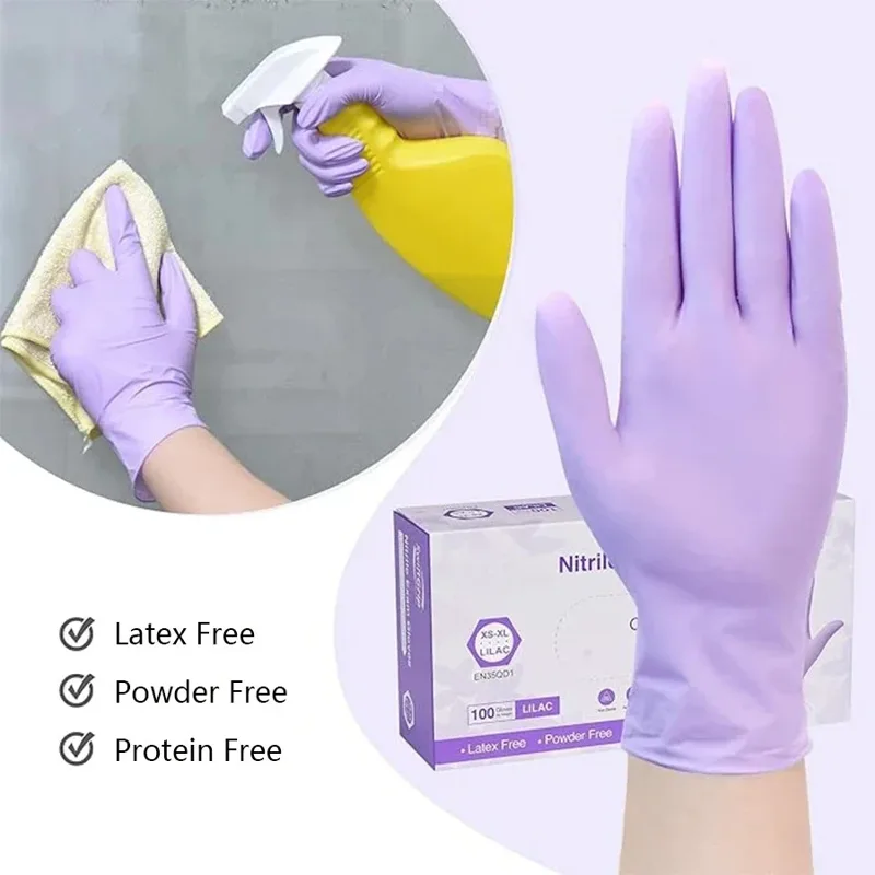 10/20/50/100 قطعة قفازات النتر - مراجعة Nitrile Mechanic Glove وسعره