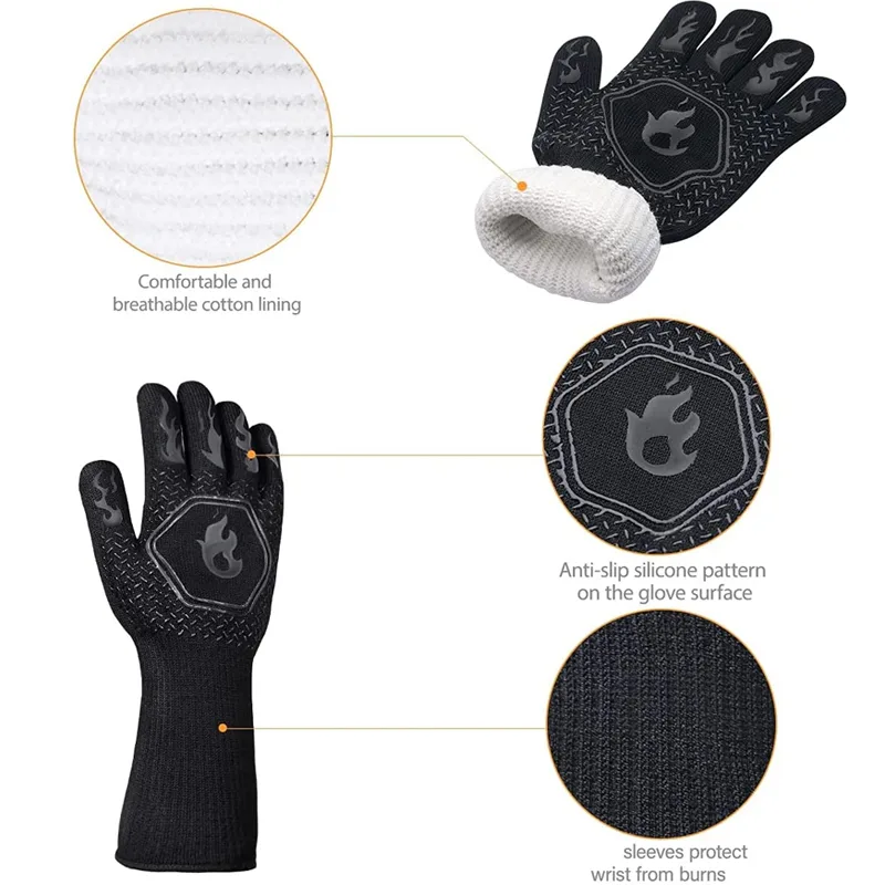 زوج واحد من قفازات الفرن، قفاز - مراجعة Heat Resistant Glove وسعره