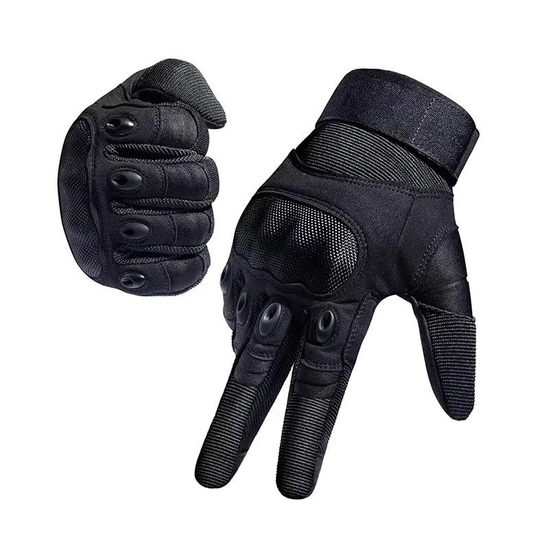 قفازات تكتيكية كاملة الأصابع ل - مراجعة Motorcycle Glove Knuckle وسعره