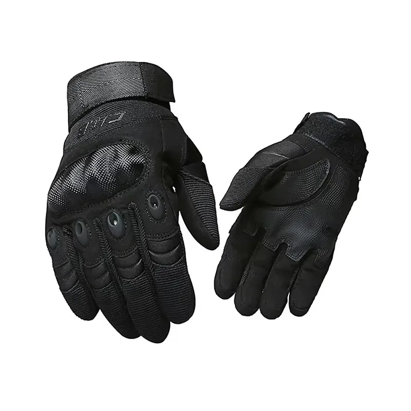 قفازات تكتيكية كاملة الأصابع ل - مراجعة Motorcycle Glove Knuckle وسعره