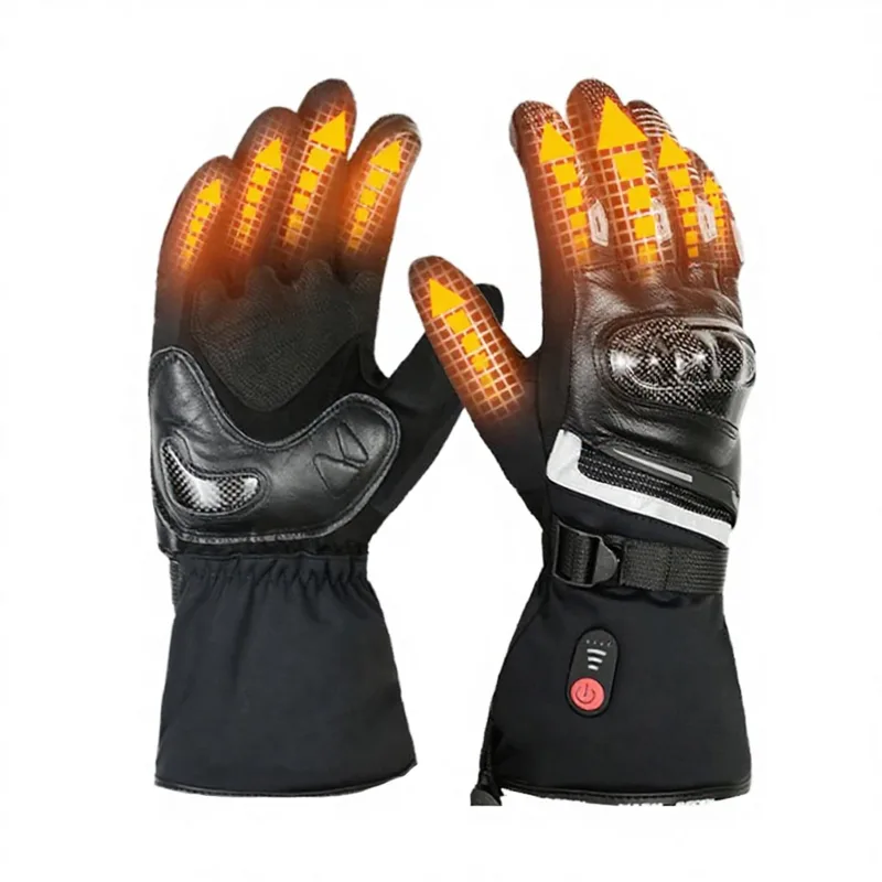 قفازات دراجات نارية مدفأة بجهد - مراجعة Motorcycle Glove Knuckle وسعره