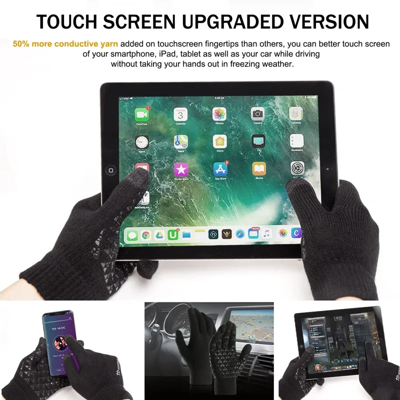 قفازات سحرية محبوكة للرجال وال - مراجعة Magic Touch Glove وسعره