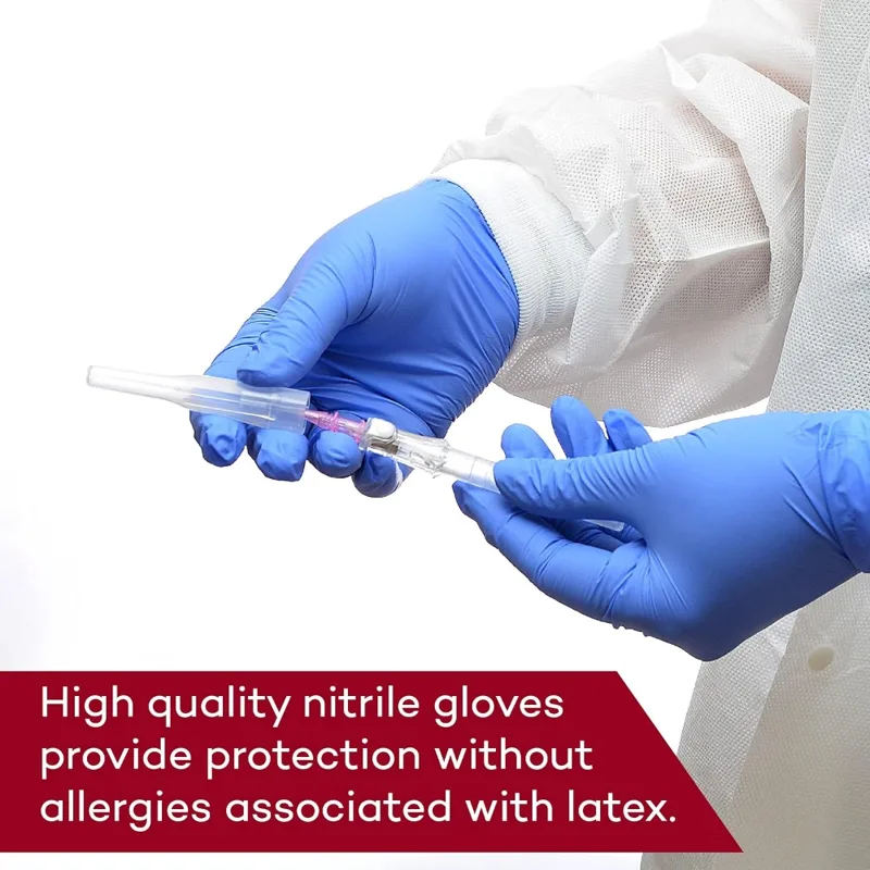 قفازات نتريل كبيرة الحجم للاست - مراجعة Exam Glove Nitrile وسعره