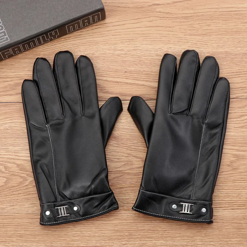 الرجال الصوف قفازات جلدية الحر - مراجعة Leather Driving Glove وسعره