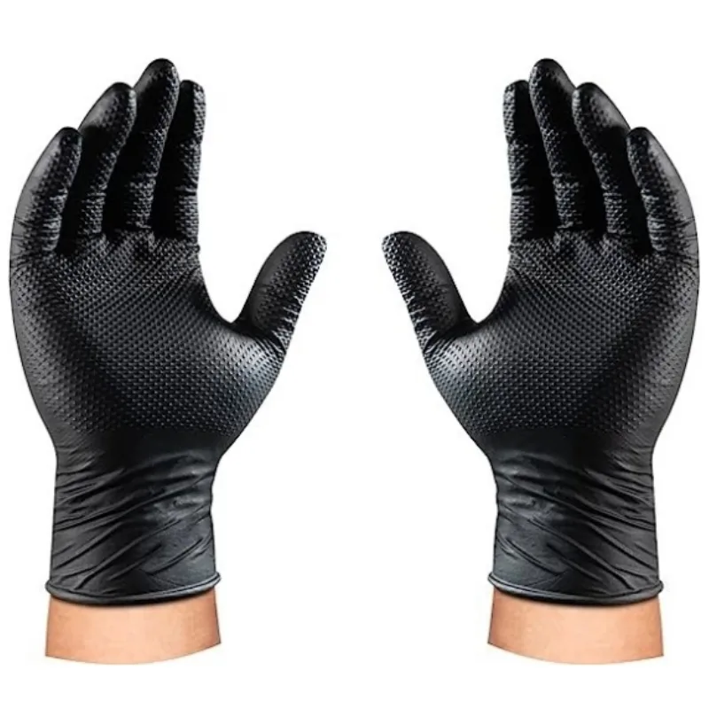 قفازات نيتريل سوداء شديدة التح - مراجعة Nitrile Mechanic Glove وسعره